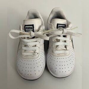 PUMA GV Special Kids Sneakers White & Navy Size 8C